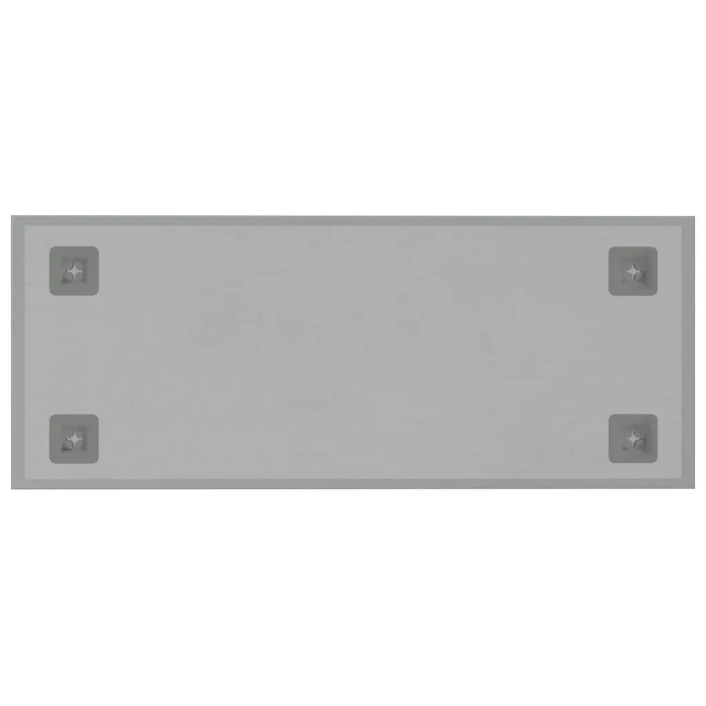 Weiß Magnettafel Wandmontage Weiß 50x20 cm Hartglas DE347956